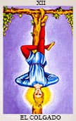 tarot del amor O Enforcado