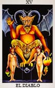 tarot del amor O diabo