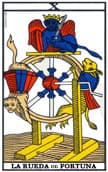 tarot de marsella The Wheel of Fortune