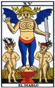 tarot de marsella El Diablo