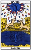 tarot de marsella The Moon