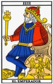 tarot de marsella El Emperador