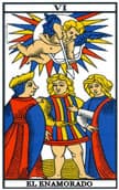 tarot de marsella Os amantes